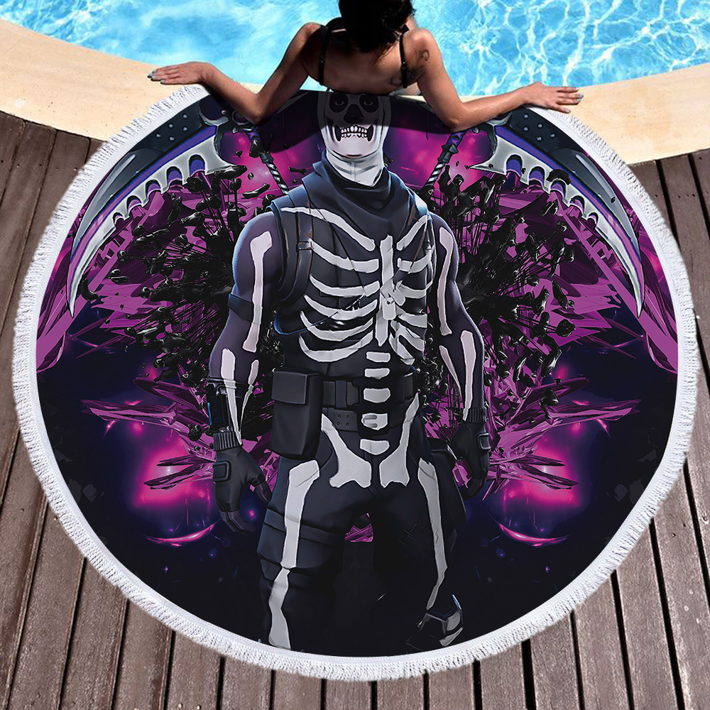 Fortnite Games Round Beach Towel 3