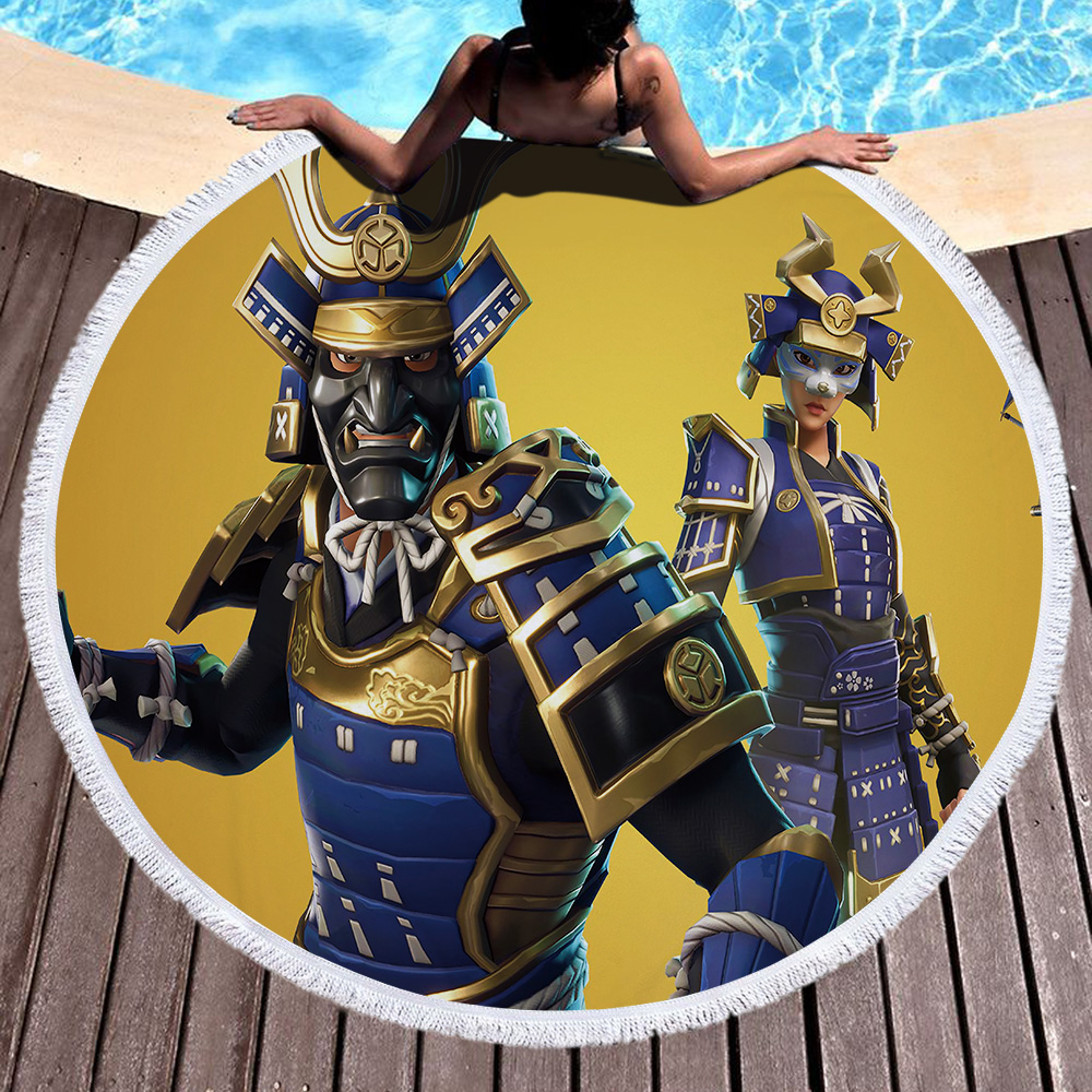 Fortnite Games Round Beach Towel 55
