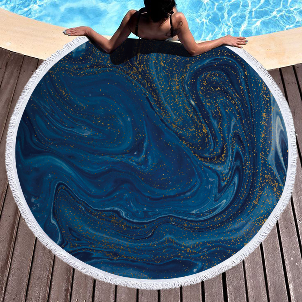 Gilded Style Rock Printed Round Beach Towel 19 Gilded Style Rock Printed Round Beach Towel 18