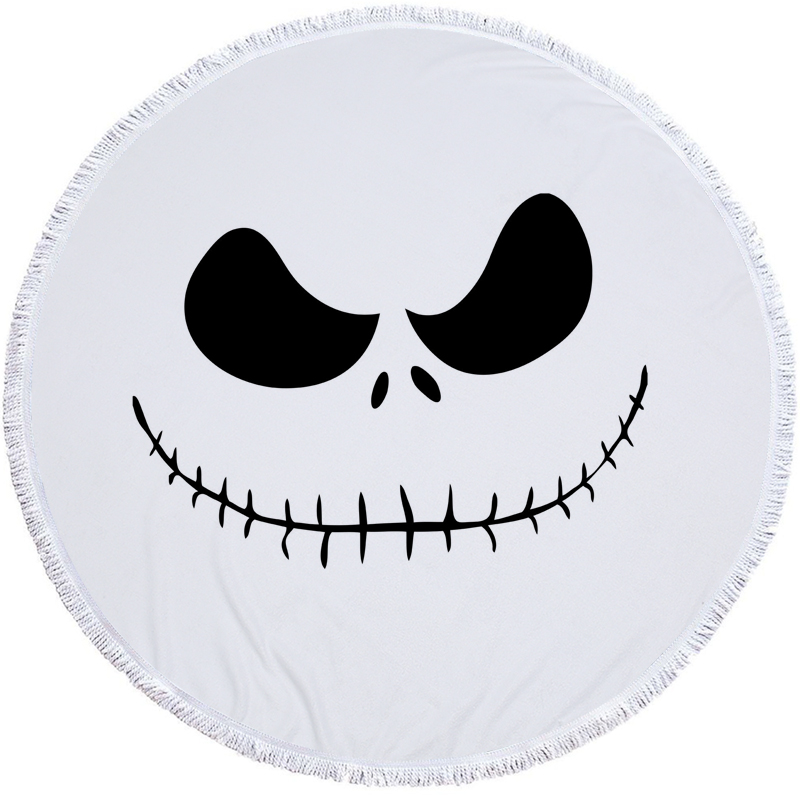 Nightmare Before Christmas Round Beach Towel 7 Nightmare Before Christmas Round Beach Towel 6