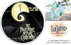 Nightmare Before Christmas Round Beach Towel (8)