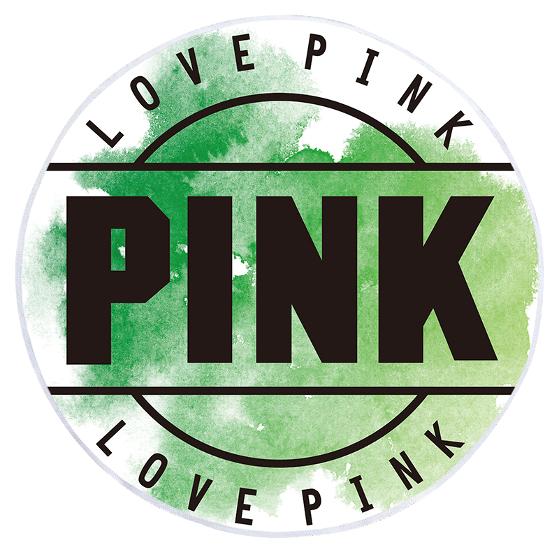 PINK Round Beach Towels 2