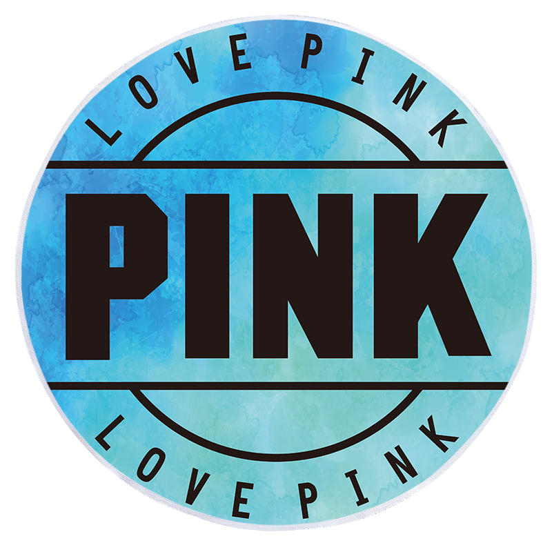 PINK Round Beach Towels 9