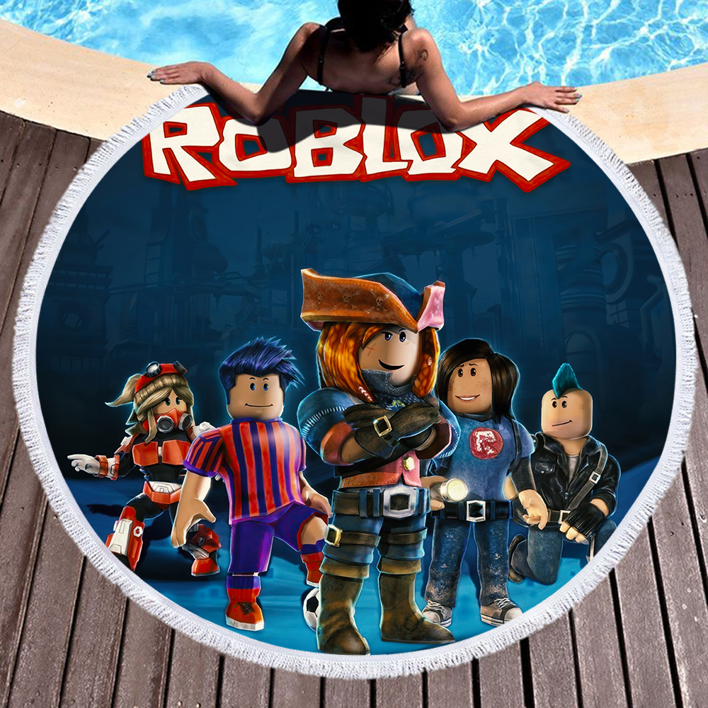 Roblox 60 Inches Round Beach Towel 10