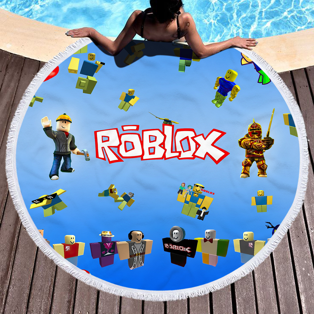 Roblox 60 Inches Round Beach Towel 13