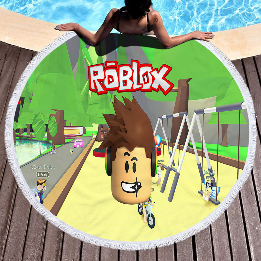 Roblox 60 Inches Round Beach Towel 16