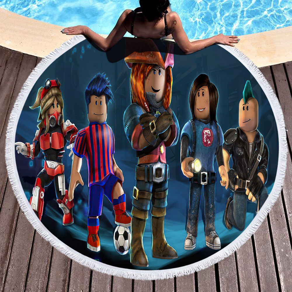 Roblox 60 Inches Round Beach Towel 3