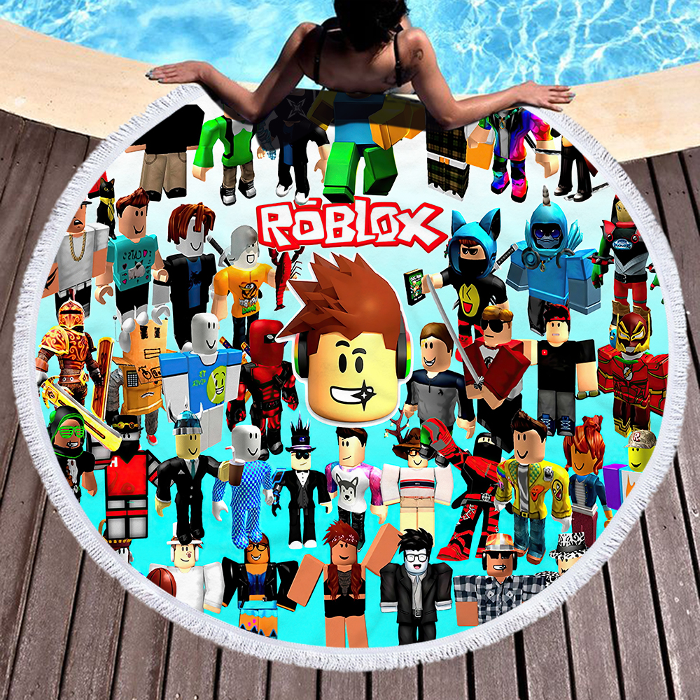 Roblox 60 Inches Round Beach Towel 7