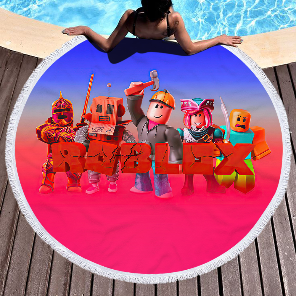 Roblox 60 Inches Round Beach Towel 8