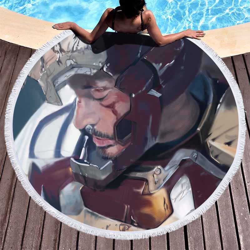 The Avengers Movie Round Beach Towel 10 The Avengers Movie Round Beach Towel 10