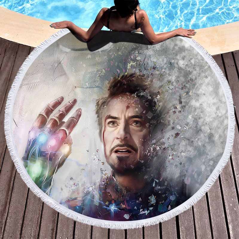 The Avengers Movie Round Beach Towel 6 The Avengers Movie Round Beach Towel 5