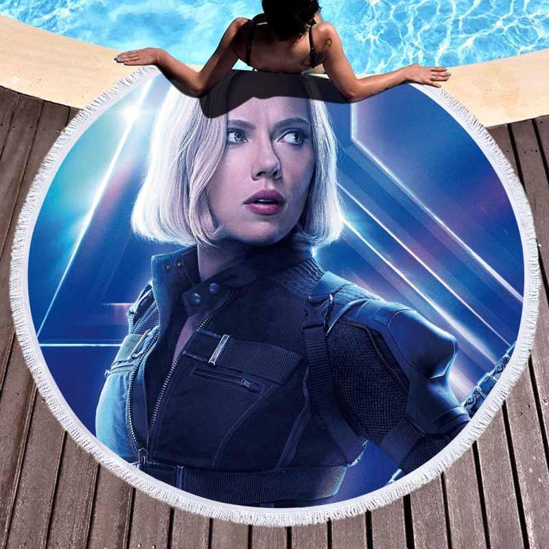 The Avengers Movie Round Beach Towel 8 The Avengers Movie Round Beach Towel 7