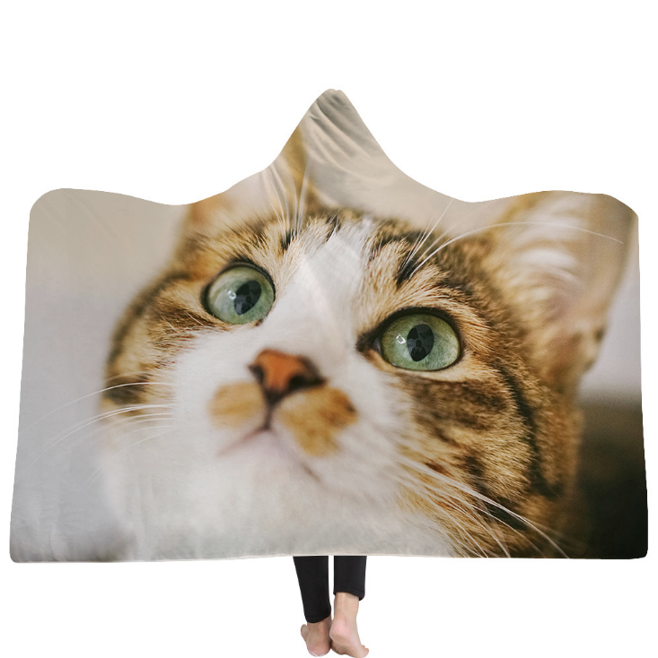 Animal Printed hooded blanket 8
