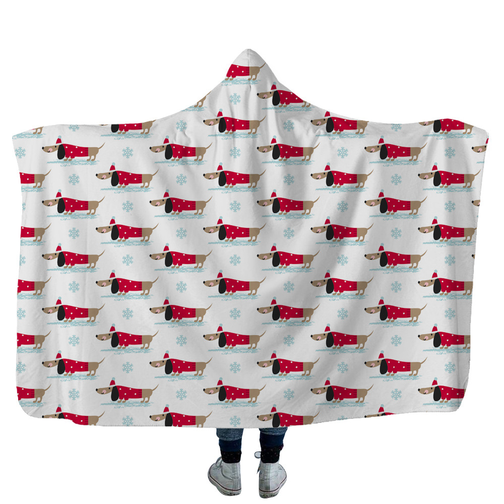 High Quality 22 Dachshund Hooded Blanket 11 Dachshund Hooded Blanket 10
