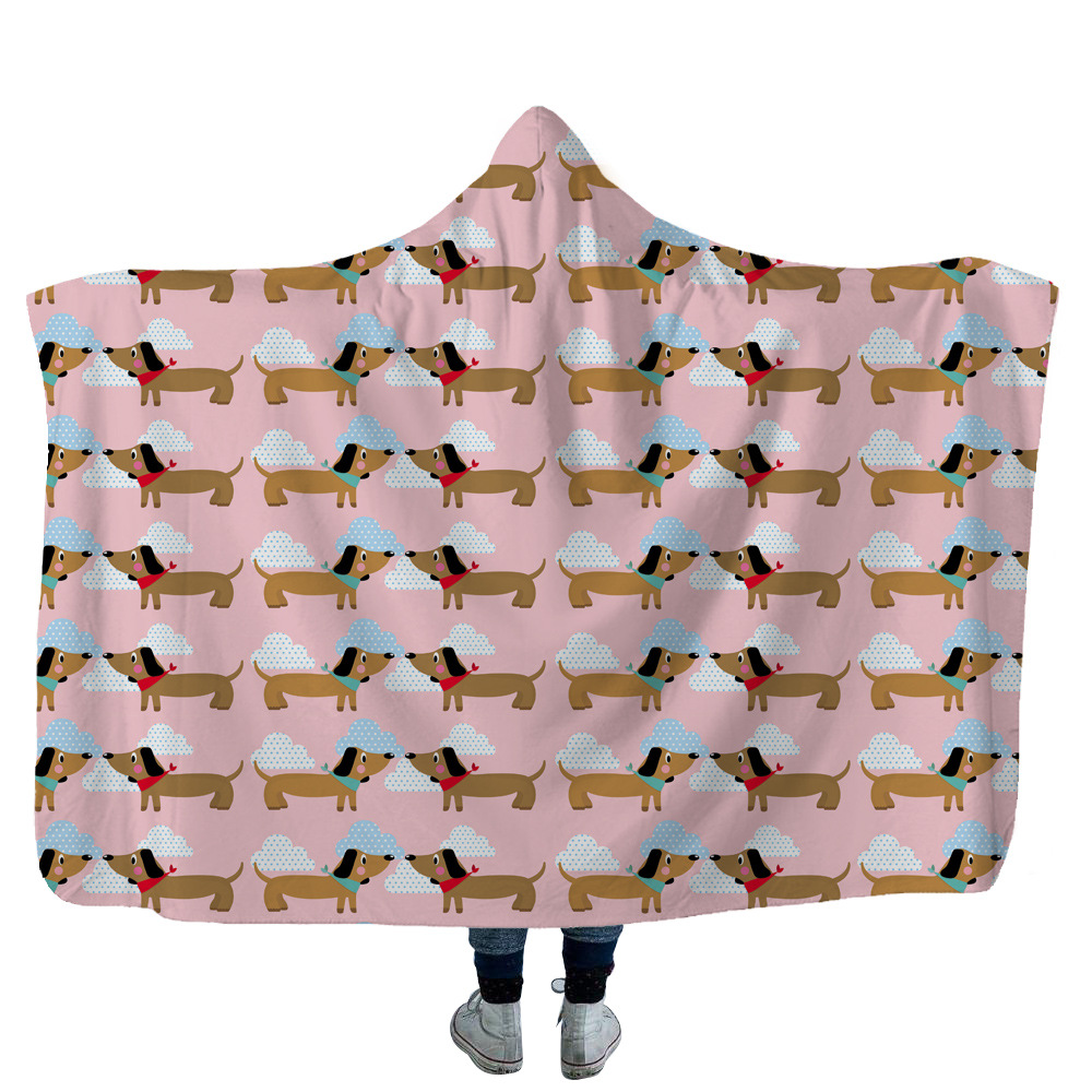 High Quality 22 Dachshund Hooded Blanket 16 Dachshund Hooded Blanket 15
