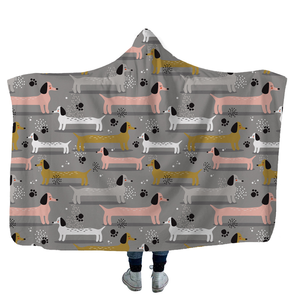 High Quality 22 Dachshund Hooded Blanket 18 Dachshund Hooded Blanket 17