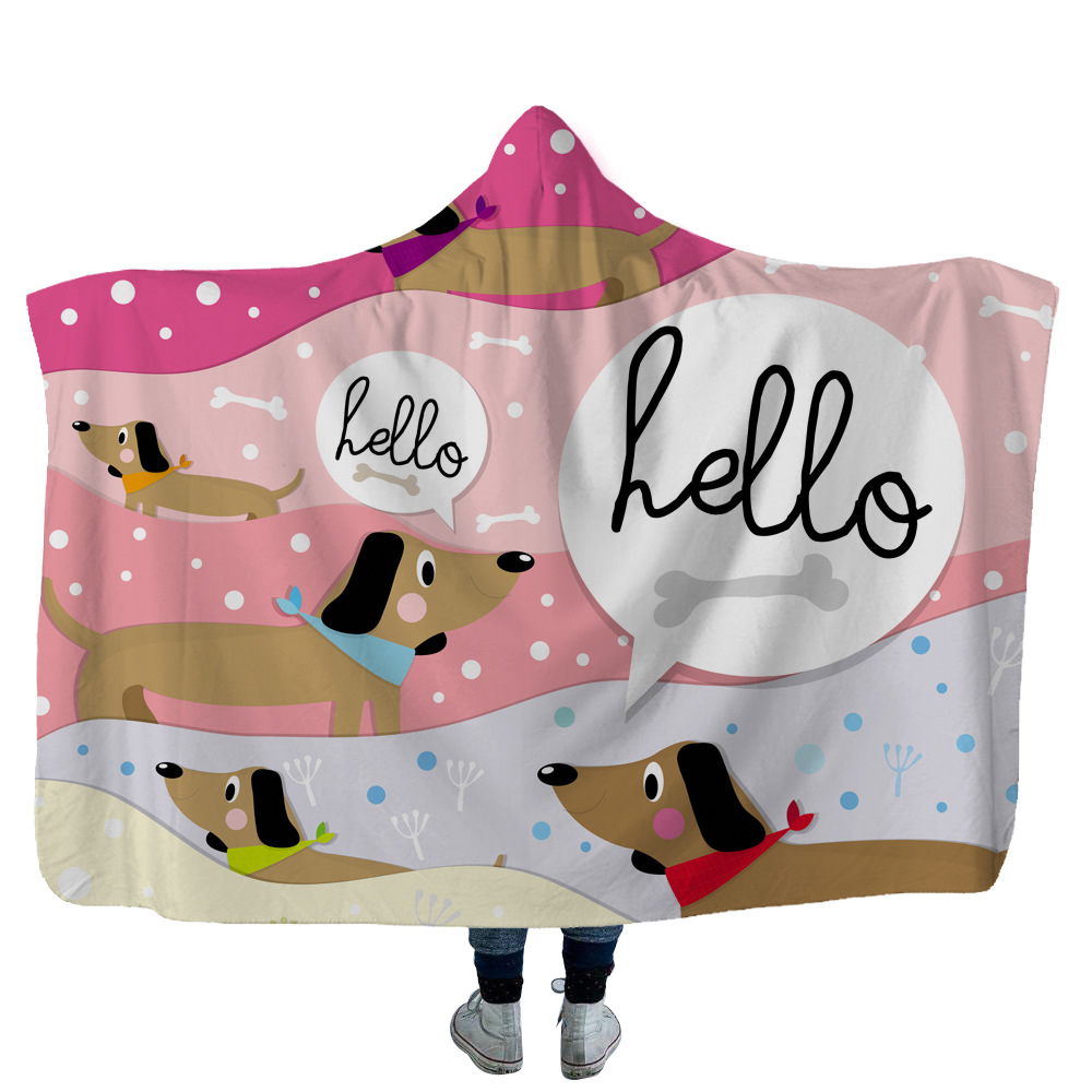 High Quality 22 Dachshund Hooded Blanket 19 Dachshund Hooded Blanket 18