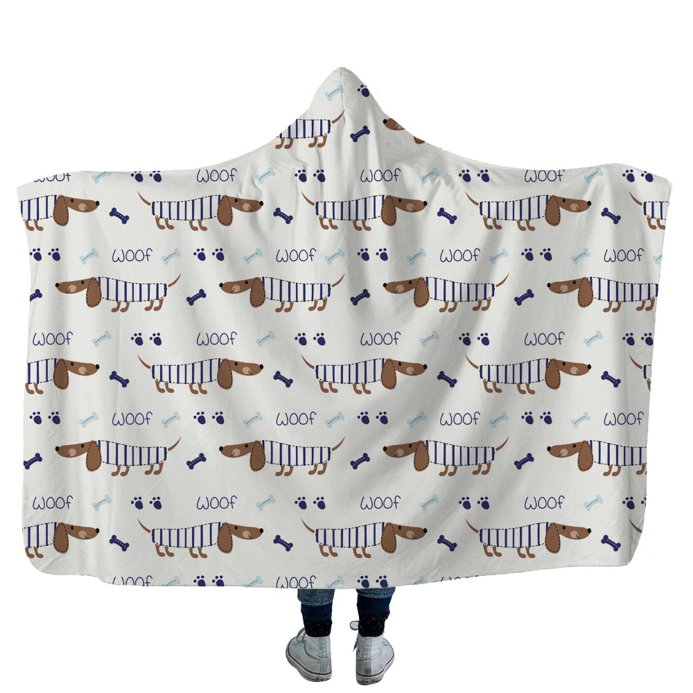 High Quality 22 Dachshund Hooded Blanket 4 Dachshund Hooded Blanket 3