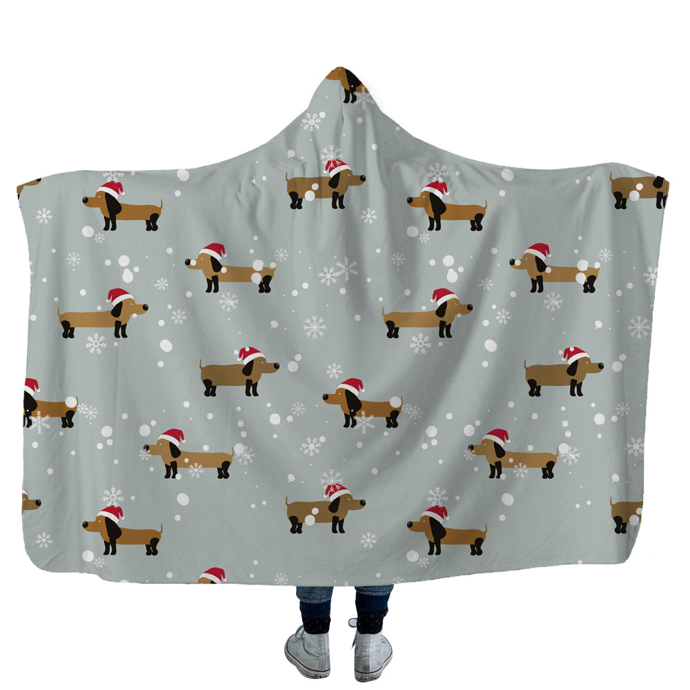 High Quality 22 Dachshund Hooded Blanket 6 Dachshund Hooded Blanket 5