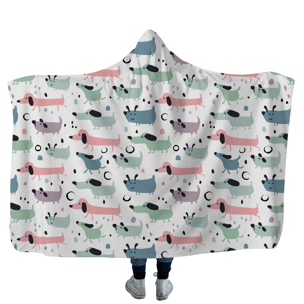 High Quality 22 Dachshund Hooded Blanket 9 Dachshund Hooded Blanket 8