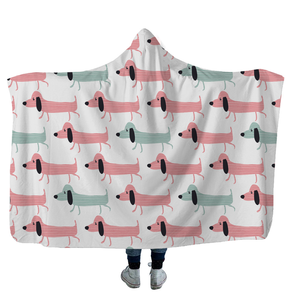 High Quality 22 Dachshund Hooded Blanket 10 Dachshund Hooded Blanket 9