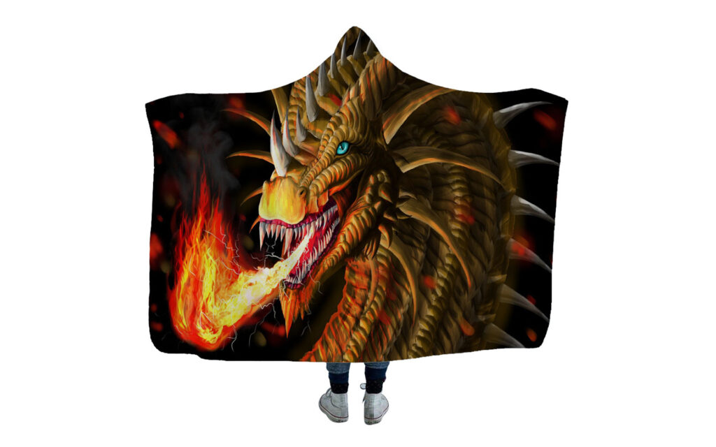 Dragon Hooded Blanket (1)