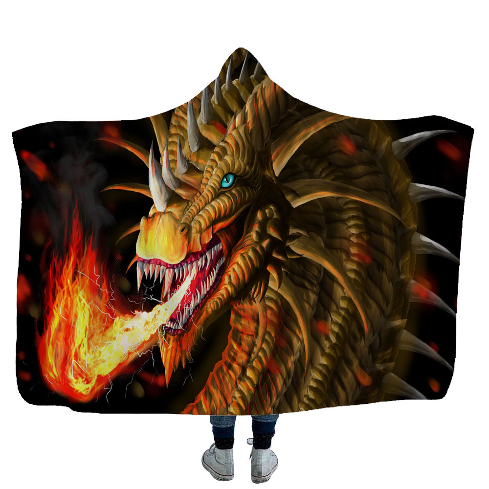 Dragon Hooded Blanket 1