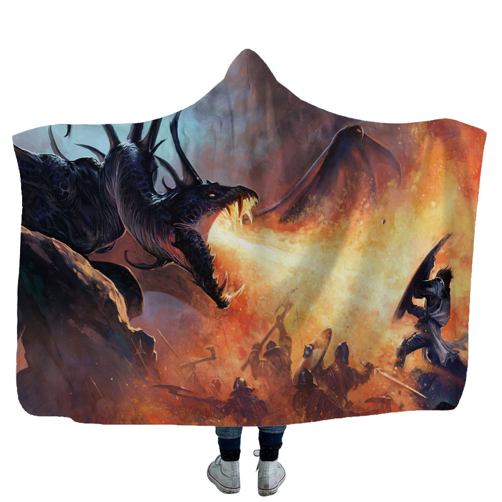 Dragon Hooded Blanket 11