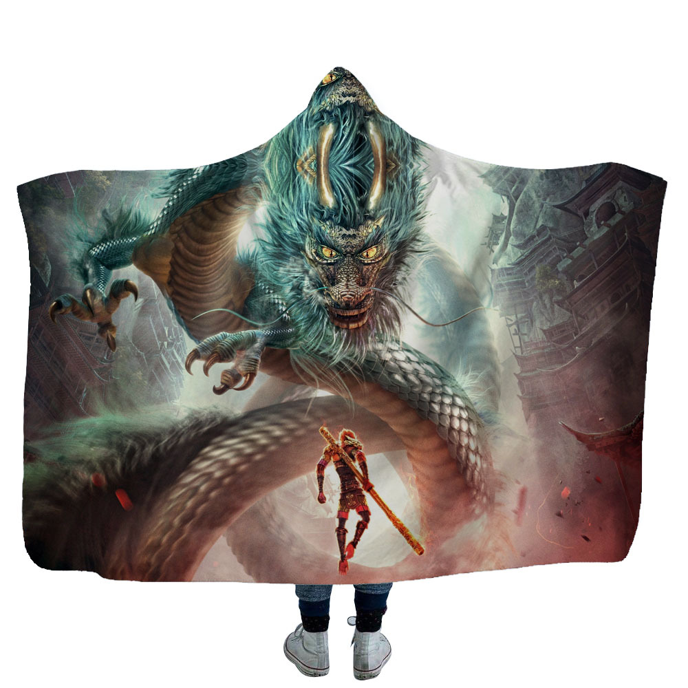 Dragon Hooded Blanket 16