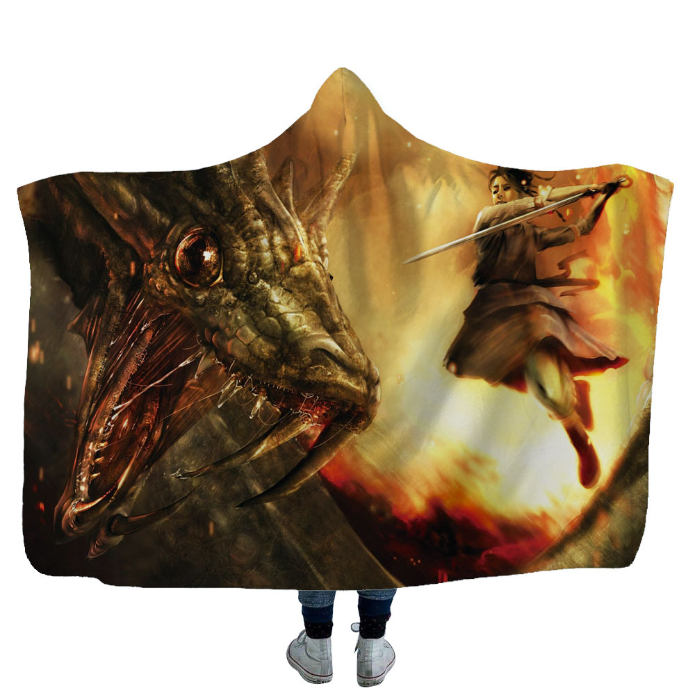 Dragon Hooded Blanket 17