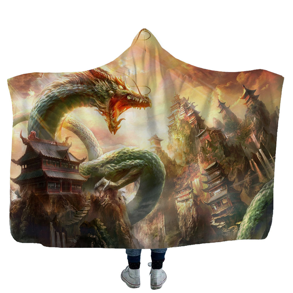 Dragon Hooded Blanket 4