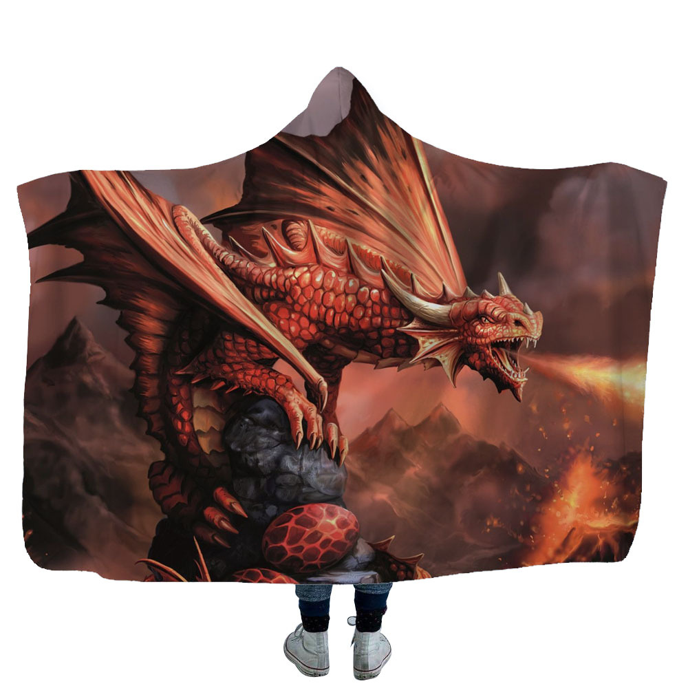 Dragon Hooded Blanket 9