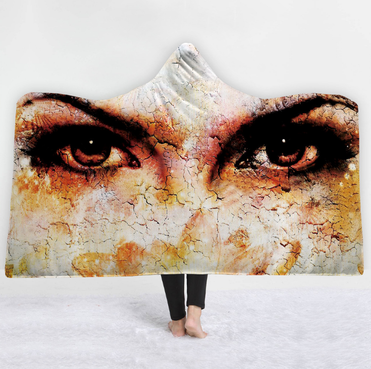 High Quality 9 Fantasy Eyes Hooded Blanket 2 Fantasy Eyes Blanket 1
