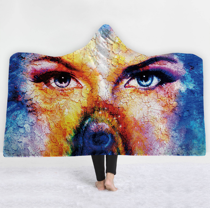 High Quality 9 Fantasy Eyes Hooded Blanket 3 Fantasy Eyes Blanket 2