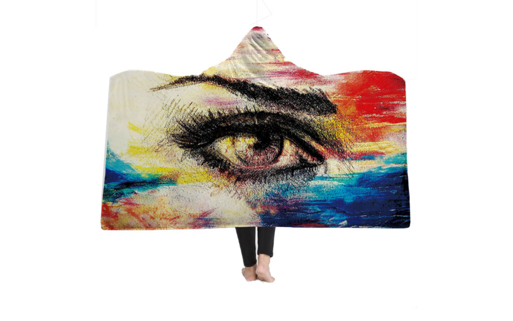 High Quality 9 Fantasy Eyes Hooded Blanket 1 Fantasy Eyes Blanket (8)
