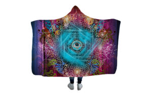 Geometric Hooded Blanket