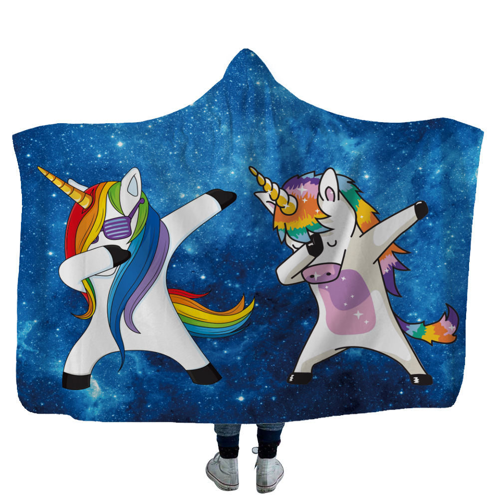 High Quality 17 New Unicorn Hooded Blanket 2 New Unicorn Hooded Blanket 1