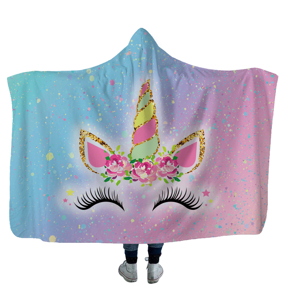 High Quality 17 New Unicorn Hooded Blanket 12 New Unicorn Hooded Blanket 11