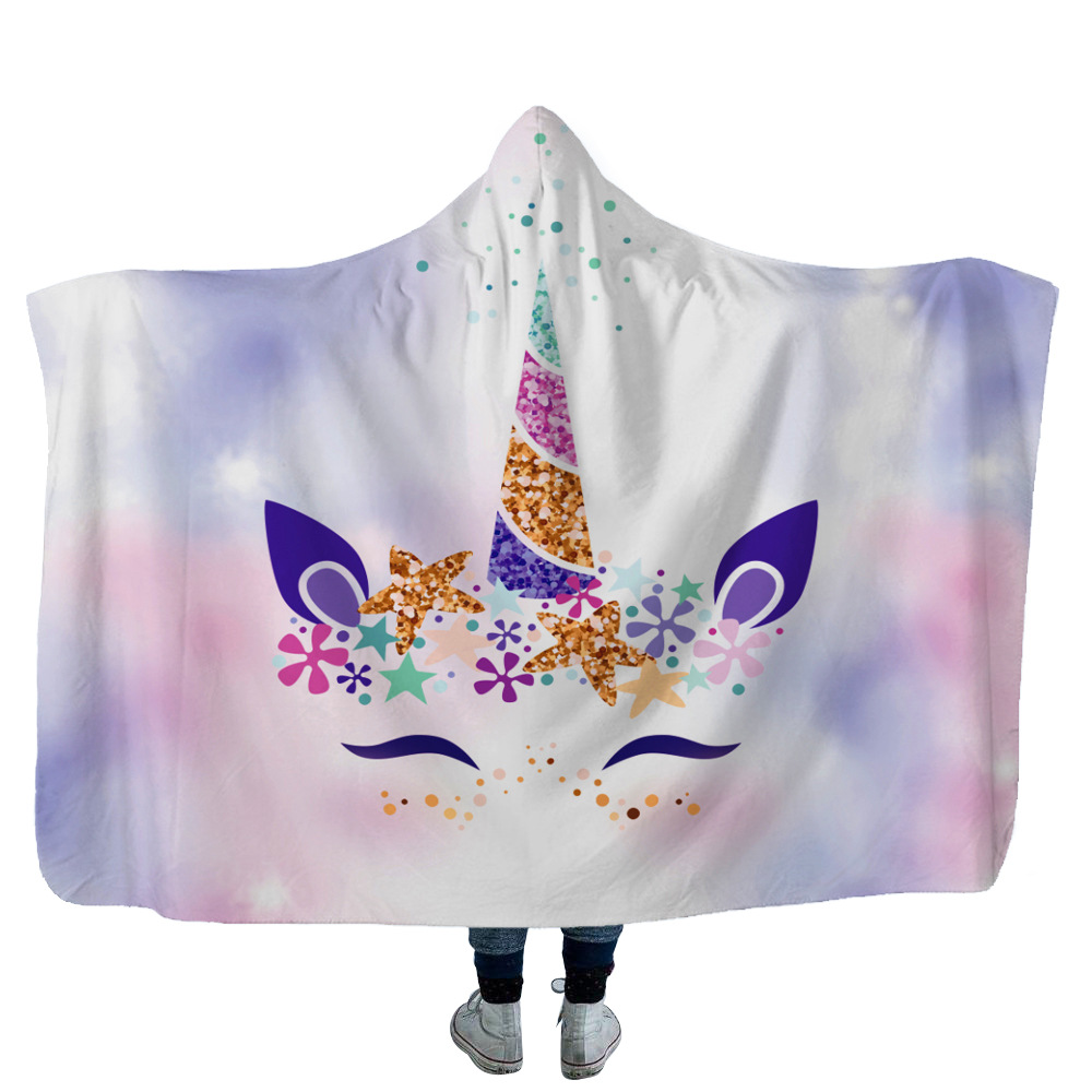 High Quality 17 New Unicorn Hooded Blanket 13 New Unicorn Hooded Blanket 12