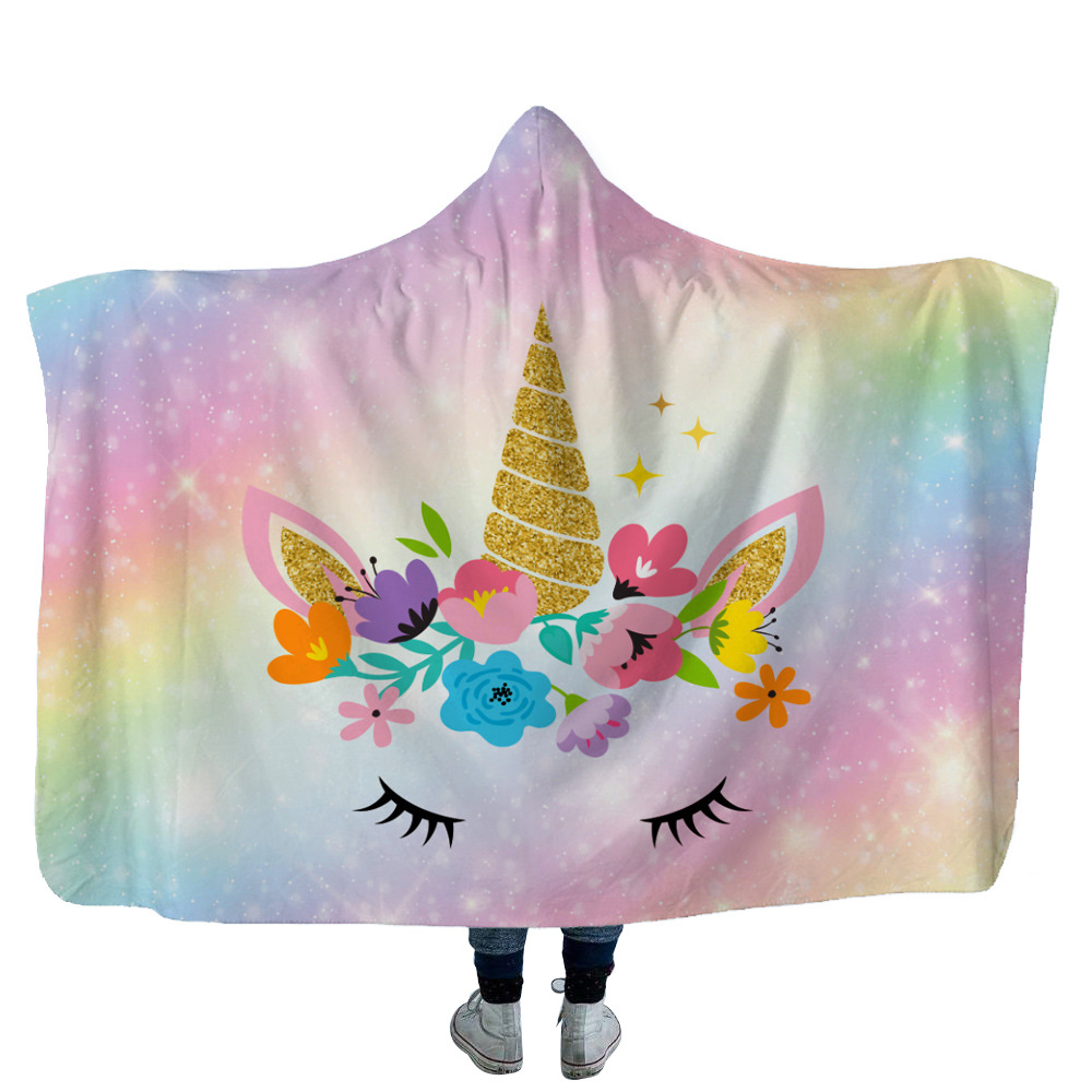 High Quality 17 New Unicorn Hooded Blanket 14 New Unicorn Hooded Blanket 13