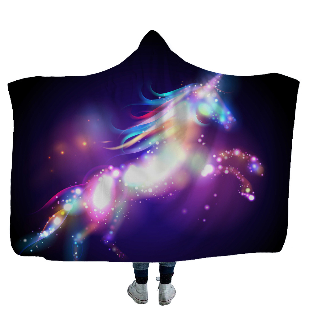 High Quality 17 New Unicorn Hooded Blanket 16 New Unicorn Hooded Blanket 15