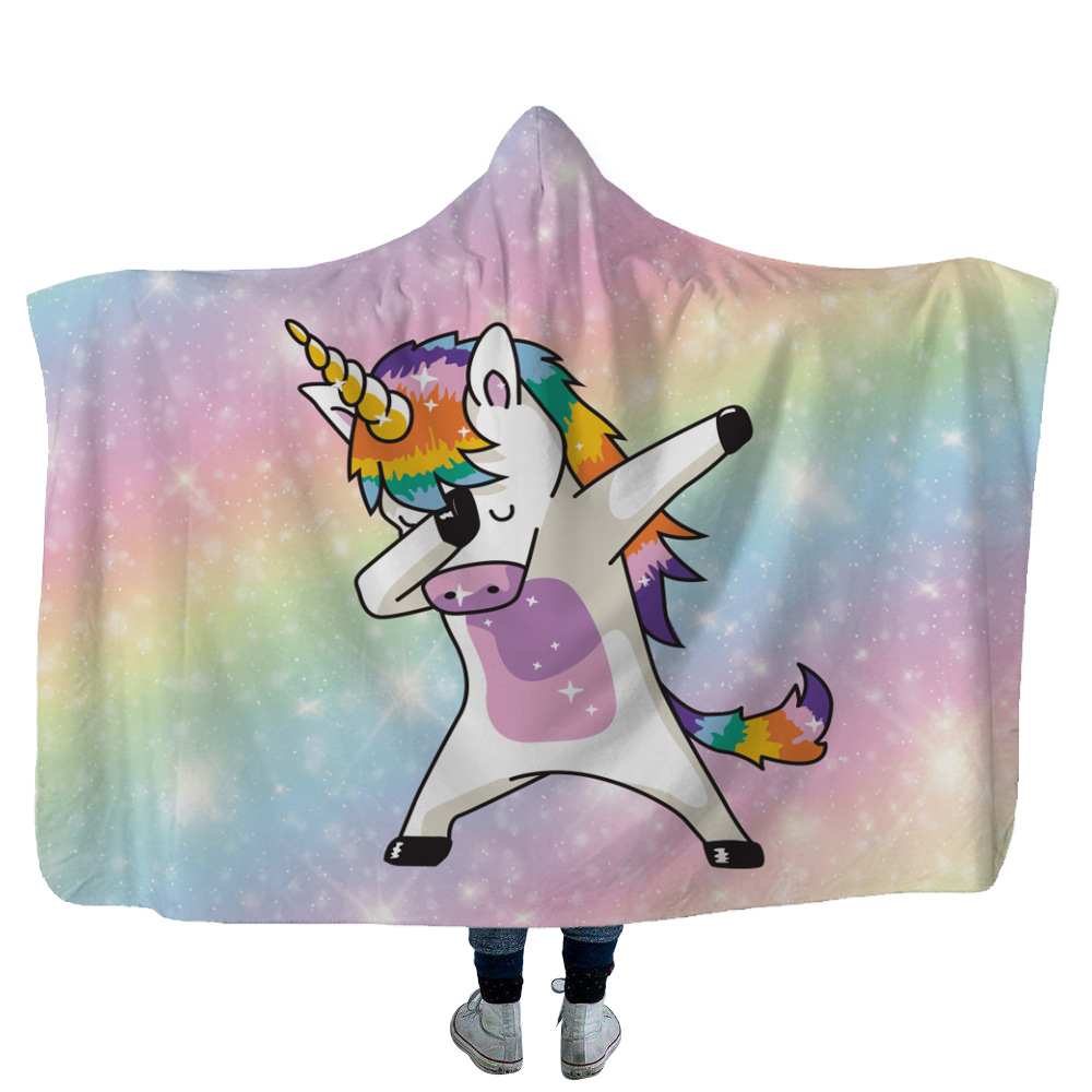 High Quality 17 New Unicorn Hooded Blanket 3 New Unicorn Hooded Blanket 2