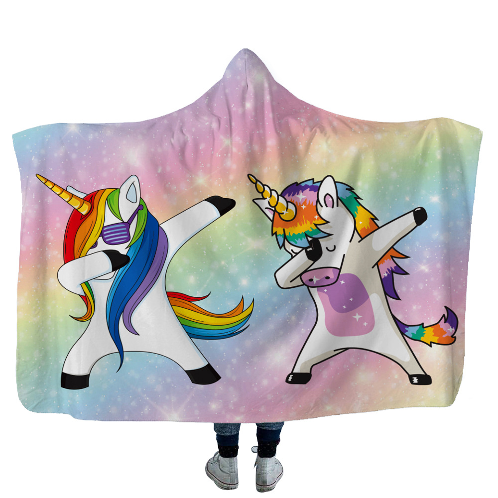 High Quality 17 New Unicorn Hooded Blanket 4 New Unicorn Hooded Blanket 3