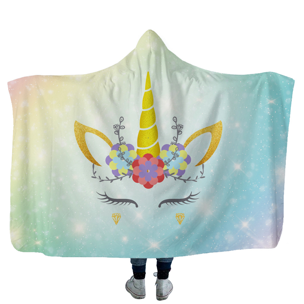 High Quality 17 New Unicorn Hooded Blanket 5 New Unicorn Hooded Blanket 4