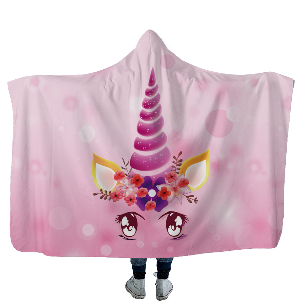 High Quality 17 New Unicorn Hooded Blanket 6 New Unicorn Hooded Blanket 5