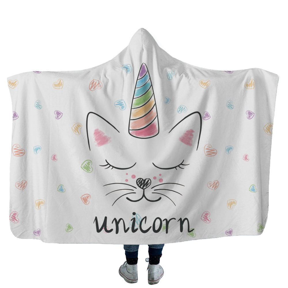 High Quality 17 New Unicorn Hooded Blanket 7 New Unicorn Hooded Blanket 6