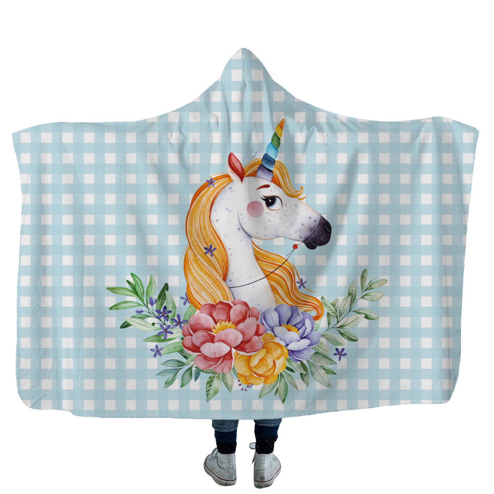 High Quality 17 New Unicorn Hooded Blanket 8 New Unicorn Hooded Blanket 7