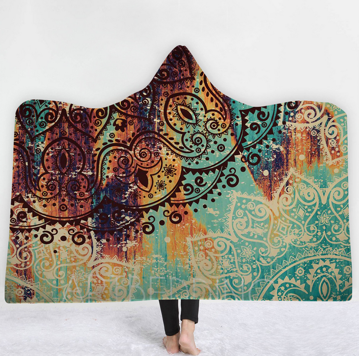 High Quality 22 Religion Hooded Blanket 22 RELIGION blankets 21