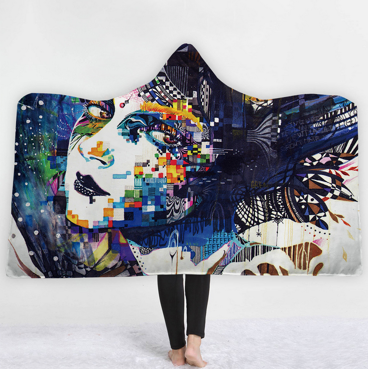 High Quality 13 Designs Skull Hooded Blanket 12 Skull Hooded Blanket Pattern 11