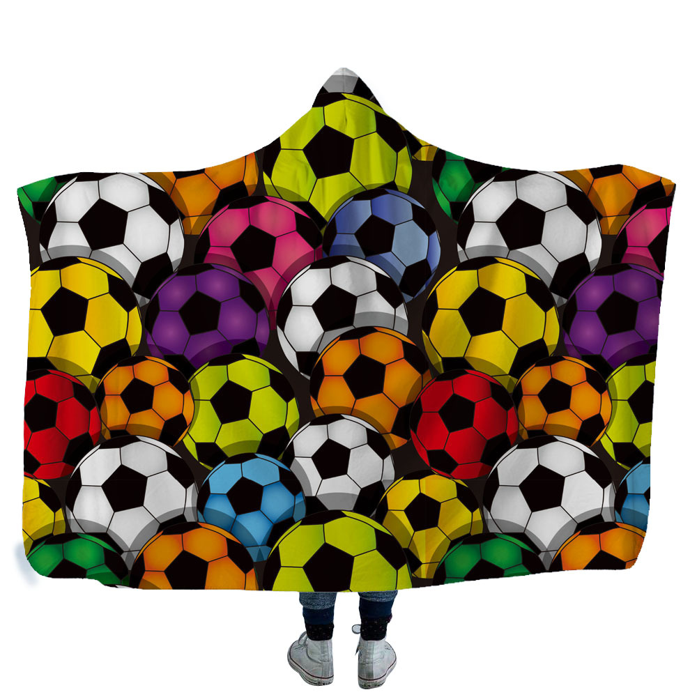 Sport Ball Hooded Blanket 1